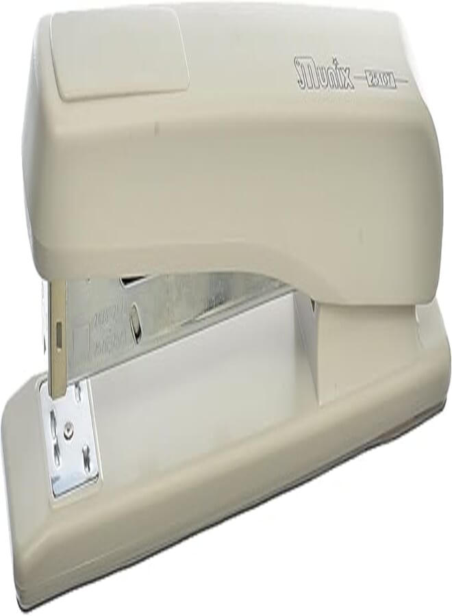 Munix 25107 High Quality Stapler Use Staples 24-26/6 Capacity of 30 Sheets Suitable For Home, School, Or Educational Centers - Beige